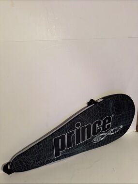 Prince Black Tennis Racket Sleeve with White Logo
